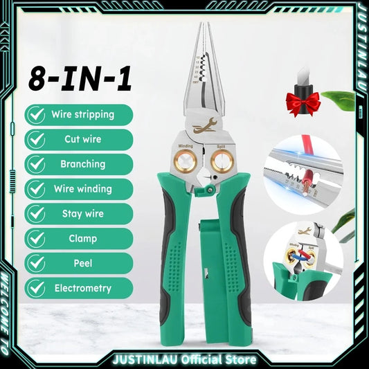 8-In-1 Electrician's Wire Stripper